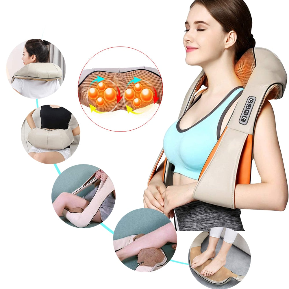SootheMate™ - New Neck And Shoulder Heat Massager – Nurtureza